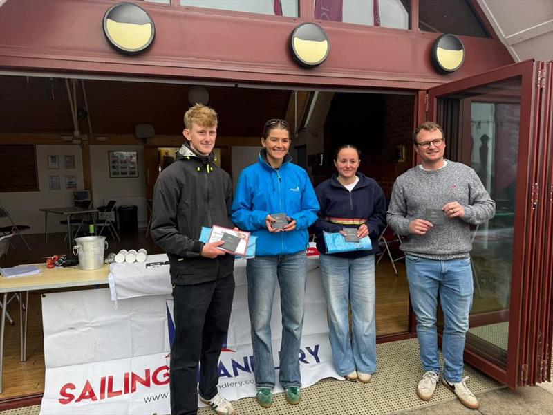 Prize winners in the RS600 Rooster National Series event at Warsash photo copyright Laurie Callaghan taken at Warsash Sailing Club and featuring the RS600 class