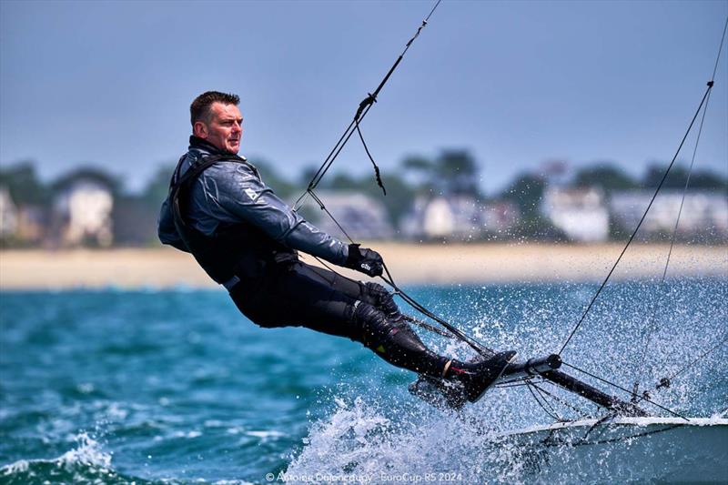 Richard Wadsworth - RS700 European Championship Day 2 photo copyright Antoine Dujoncquoy taken at Yacht Club de Carnac and featuring the RS700 class