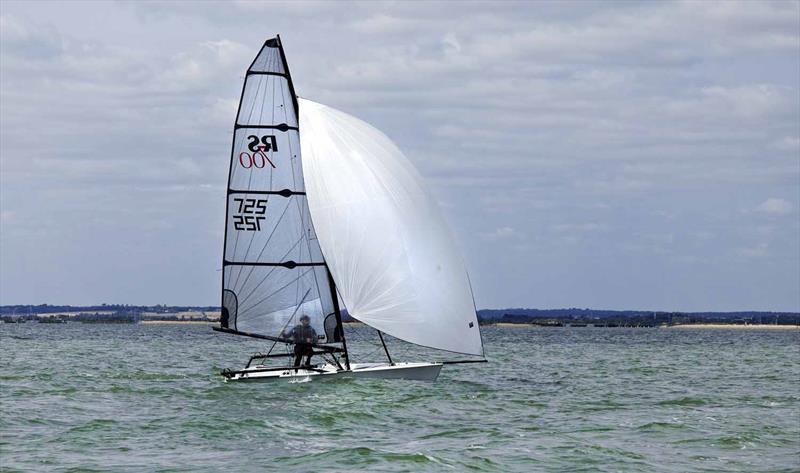 Performance Dinghy winning RS700 at Mersea Week 2024 - photo © Chrissie Westgate