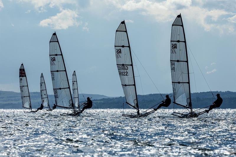 Upwind Silohuette - RS700 Noble Marine National Championship, day 1 photo copyright Digital Sailing taken at Hayling Island Sailing Club and featuring the RS700 class