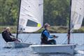Ari Doel second in first race on her 5 at the Notts County Sailing Club Aero Open © David Eberlin