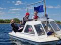 Happy Island Barn committee boat team during the RS Aero Spring Championships © Kate Symons
