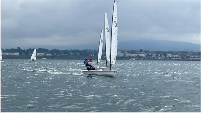 2023 RS Aero National Champion Paul McMahon leading the fleet, Irish RS Aero Nationals 2023 - photo © Thomas Chaix