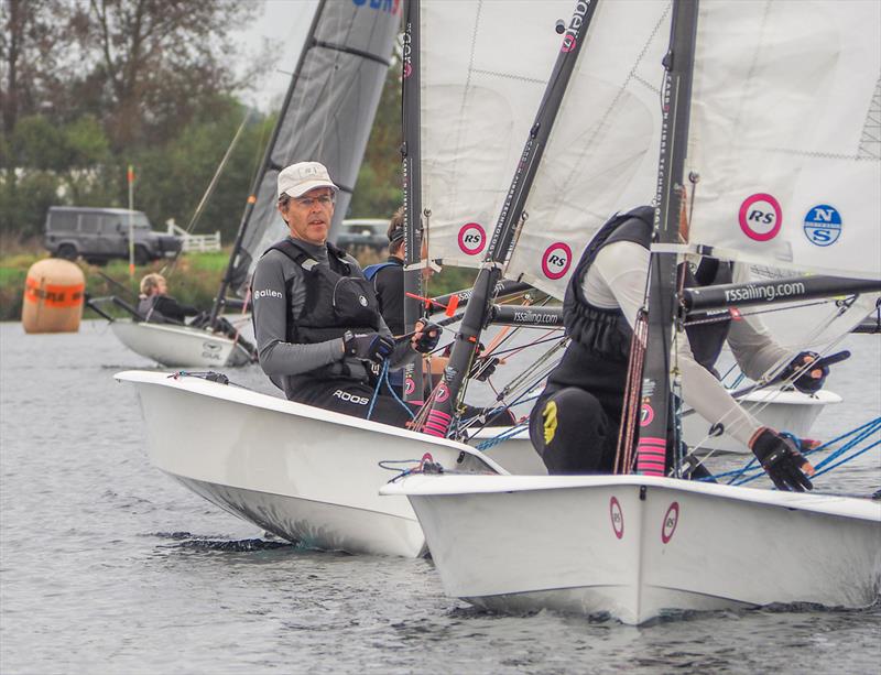 Close racing during the RS Aero Northern Tour Open at Notts County photo copyright David Eberlin taken at Notts County Sailing Club and featuring the RS Aero 7 class