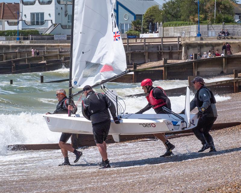 RS Aero 6 & 9 UK Nationas at Felpham photo copyright Tony Lord taken at Felpham Sailing Club and featuring the RS Aero 9 class