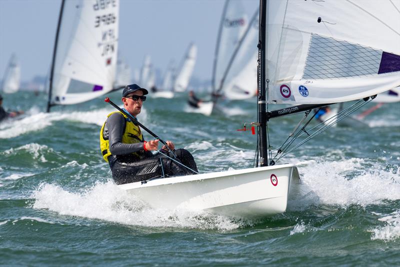 Andrew Frost - 2024 RS Aero World Championship photo copyright Oli King Photography taken at Hayling Island Sailing Club and featuring the RS Aero 6 class