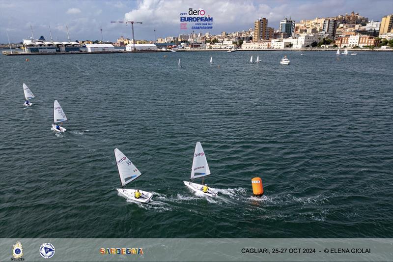 European Team Race Youth RS Aero Championships in Cagliari - Day 1 - photo © Elena Giolai