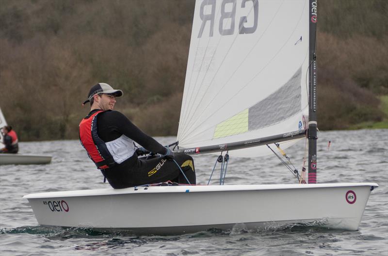 Craig Williamson second at Notts County SC First of Year Race photo copyright David Eberlin taken at Notts County Sailing Club and featuring the RS Aero 7 class