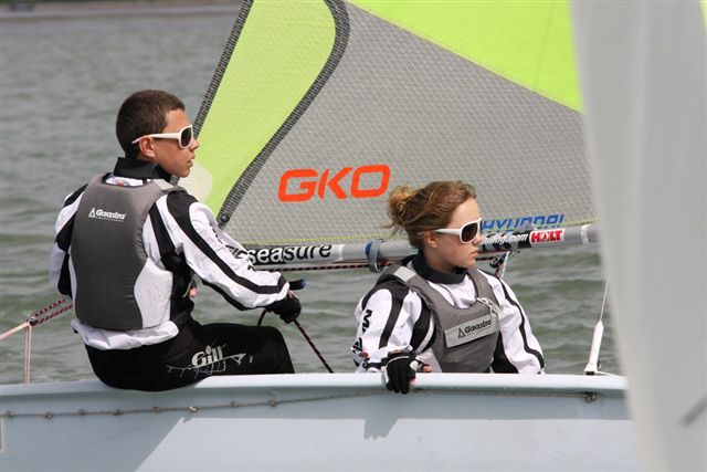 Sunshine for the Emsworth RS Feva open photo copyright Angus Peel taken at Emsworth Sailing Club and featuring the RS Feva class