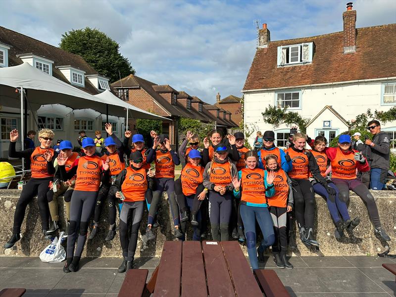 The Priestlands Sailing Team at 70th National Schools Championship held at Itchenor - photo © Kate Hutchinson