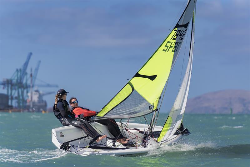 RS Fevas racing in the SailGP Inspire program - Lyttelton - March 22, 2024 - photo © Justin Mitchell