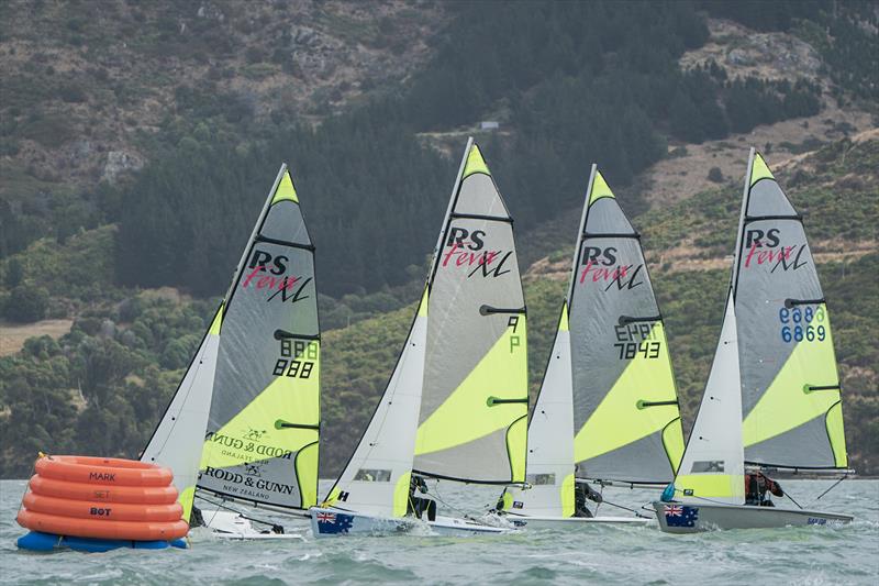 RS Fevas racing in the SailGP Inspire program - Lyttelton - March 23, 2024 - photo © Justin Mitchell