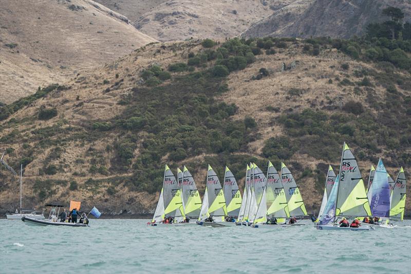 RS Fevas racing in the SailGP Inspire program - Lyttelton - March 23, 2024 - photo © Justin Mitchell