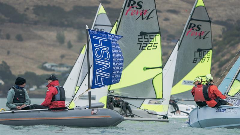 RS Fevas racing in the SailGP Inspire program - Lyttelton - March 23, 2024 - photo © Justin Mitchell