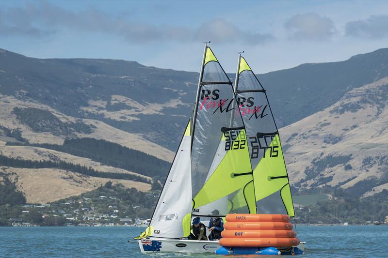 RS Fevas racing in the SailGP Inspire program - Lyttelton - March 23, 2024 - photo © Justin Mitchell