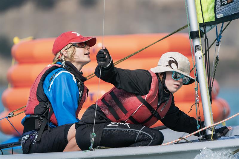 RS Fevas racing in the SailGP Inspire program - Lyttelton - March 23, 2024 - photo © Justin Mitchell