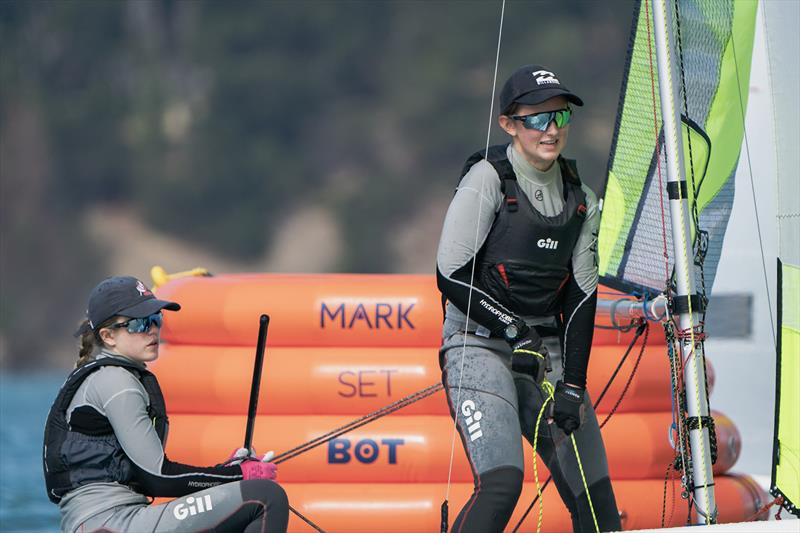 RS Fevas racing in the SailGP Inspire program - Lyttelton - March 23, 2024 - photo © Justin Mitchell