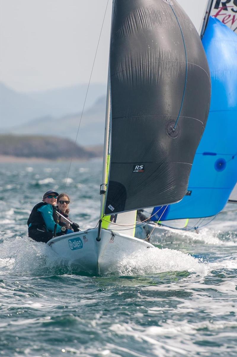 George Eaton Junior Shield winners Polly Scott and Pip Paley photo copyright Phil Jackson / Digital Sailing taken at Starcross Yacht Club and featuring the RS Feva class