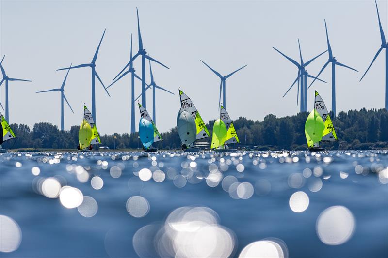 2024 RS Feva World Championships day 2 photo copyright Oli King Photography taken at Aquavitesse and featuring the RS Feva class