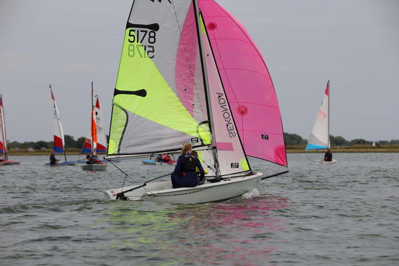 Blackwater Sailing Club Cadet Week photo copyright Anna Lau and James Torrance taken at Blackwater Sailing Club and featuring the RS Feva class