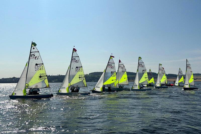 Scottish RS Feva race training at Royal Tay photo copyright Jon Ewer taken at Royal Tay Yacht Club and featuring the RS Feva class