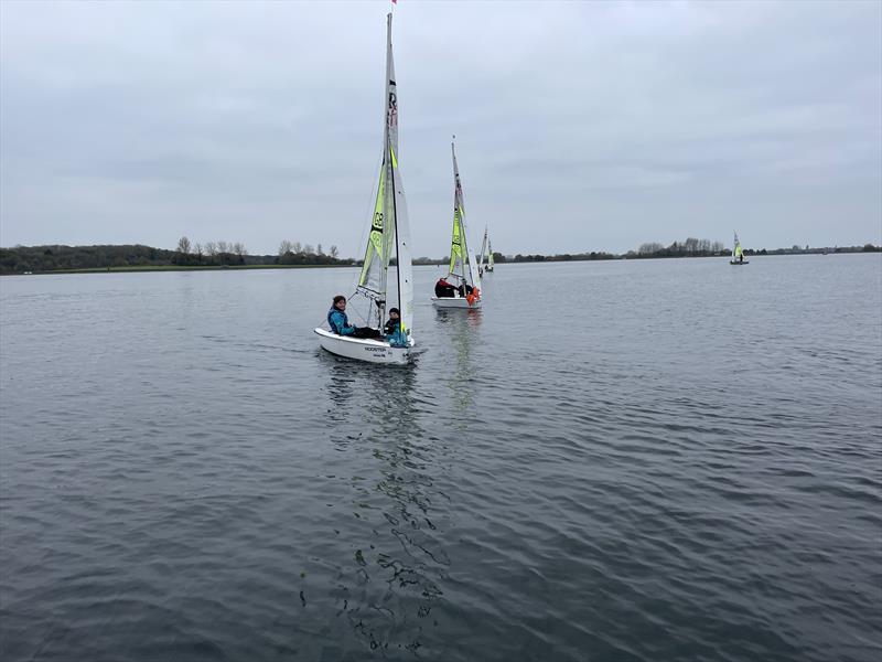 RS Feva Class National Open Training - Coached Regatta at Oxford - photo © Duncan West