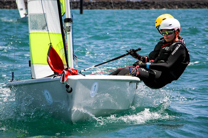 Practice racing - SailGP Inspire- RS Feva - Royal Akarana YC - Jan 16, 2025 - photo © Richard Gladwell/Sail-World.com/nz