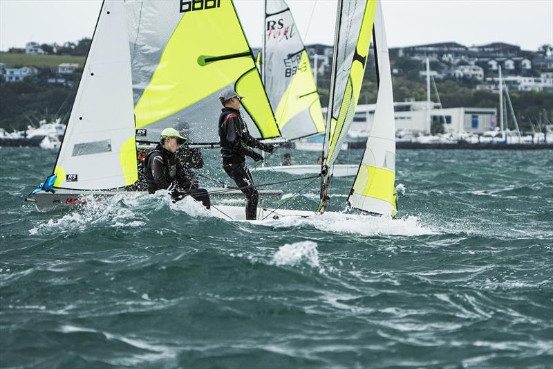 Day 1 - SailGP Inspire- RS Feva - Royal Akarana YC - Jan 17, 2025 - photo © Justin Mitchell