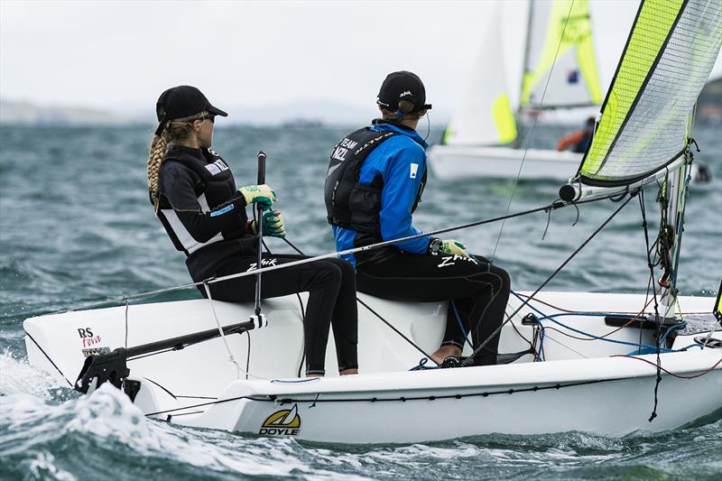 Day 1 - SailGP Inspire- RS Feva - Royal Akarana YC - Jan 17, 2025 - photo © Justin Mitchell