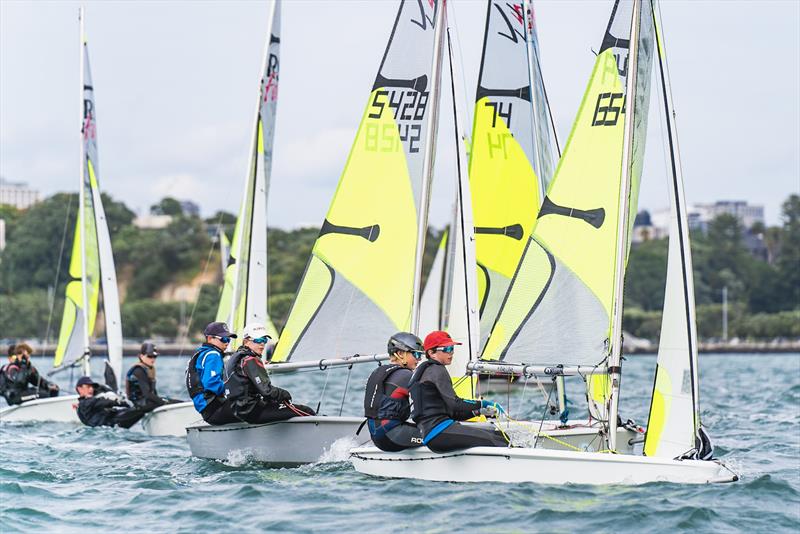 Day 2 - SailGP Inspire- RS Feva - Royal Akarana YC - Jan 18, 2025 - photo © Justin Mitchell www.justinmitchell.co.nz - Instagram: @jl_mitchell_