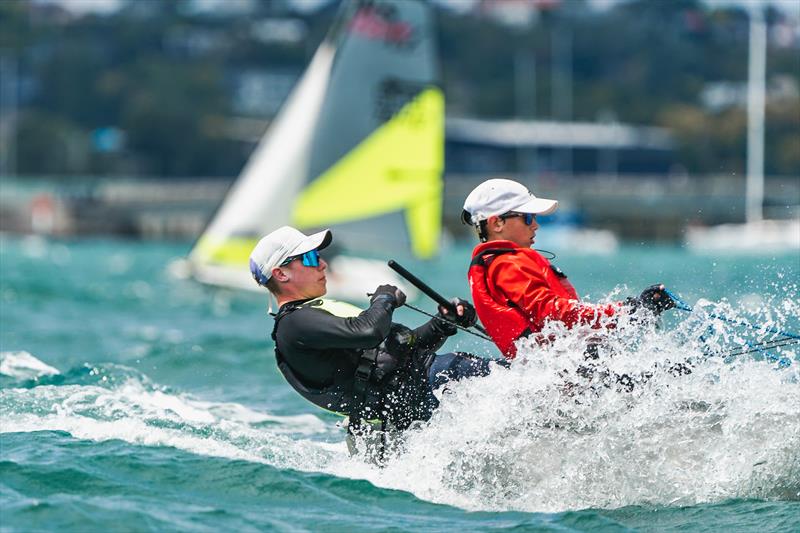 Day 4 - Final Day Races 9-11 - SailGP Inspire- RS Feva - Royal Akarana YC - Jan 19, 2025 - photo © Justin Mitchell www.justinmitchell.co.nz - Instagram: @jl_mitchell_