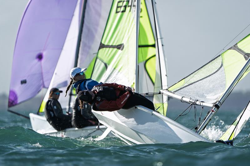NZ Nationals - RS Feva - Murrays Bay - May 11-12, 2025 - photo © Justin Mitchell www.justinmitchell.co.nz - Instagram: @jl_mitchell_