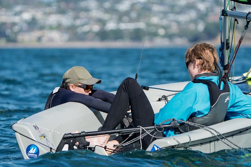 NZ Nationals - RS Feva - Murrays Bay - May 11-12, 2025 - photo © Justin Mitchell www.justinmitchell.co.nz - Instagram: @jl_mitchell_