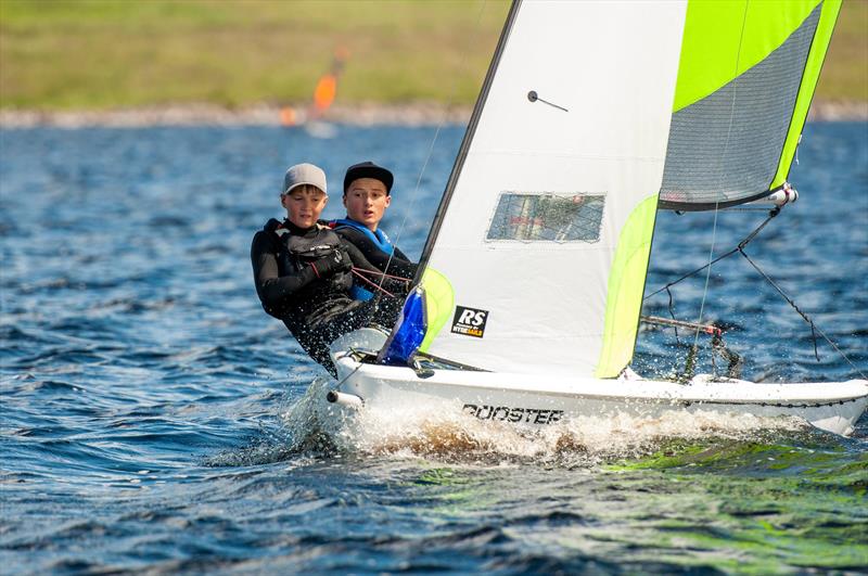 Tom and Dan Whitehead winning a NEYYSA event in 2024 - photo © Dave Wood