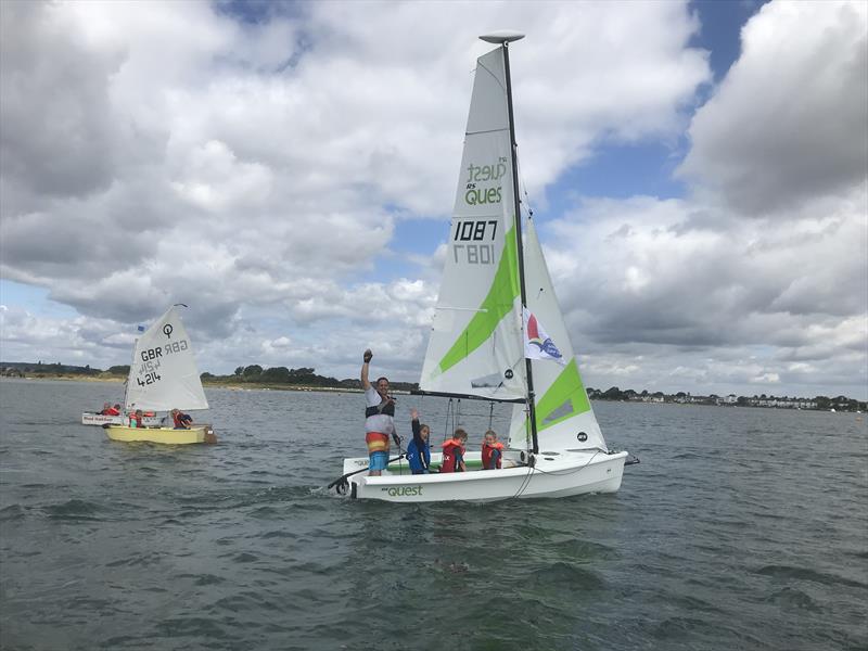 Christchurch Sailing Club Junior Week photo copyright Richard Beasley & Steve Hayles taken at Christchurch Sailing Club and featuring the RS Quest class