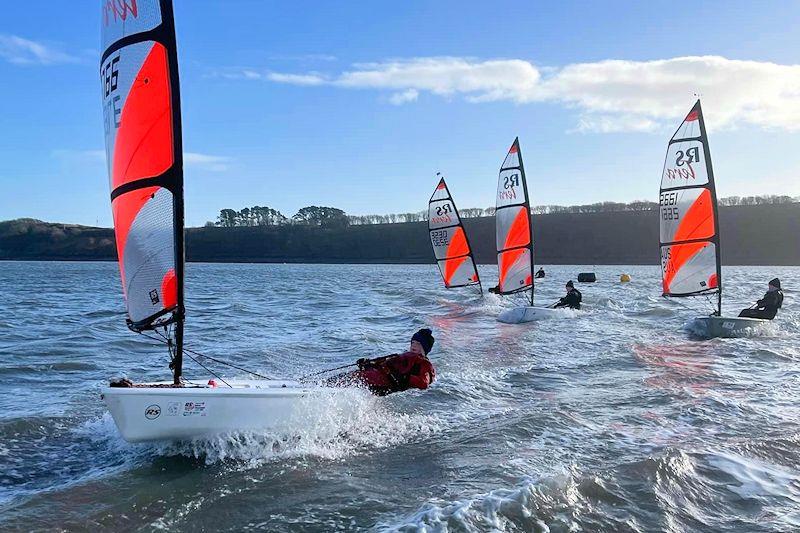 RS Tera sailing at Dale in Pembrokeshire, Wales photo copyright Max Barber taken at Dale Yacht Club and featuring the RS Tera class