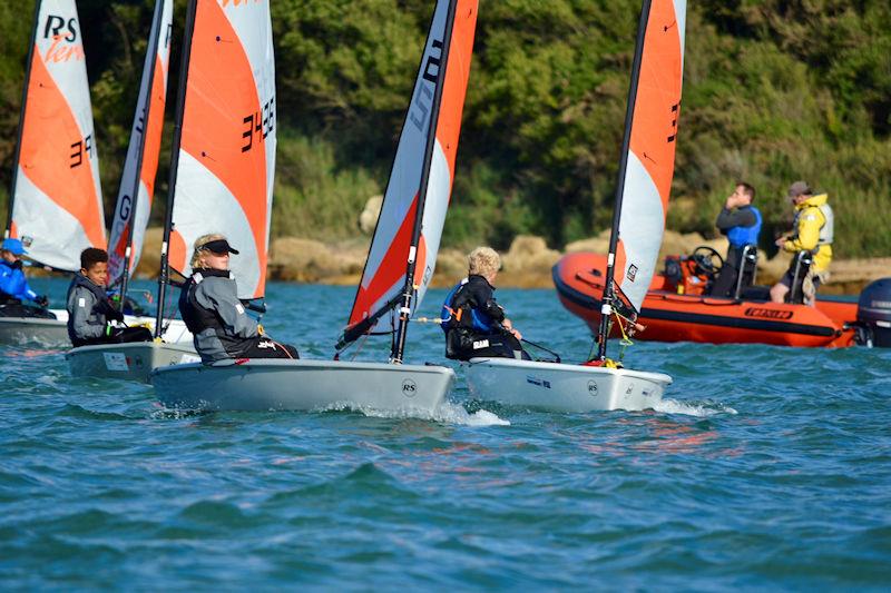 IW Youth and Junior Dinghy Championship Round 2 at Gurnard - photo © Jenny Preston