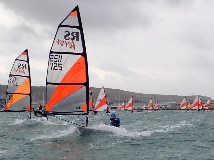 RS Tera South West Squad Camp at the WPNSA photo copyright Helen Scott taken at Weymouth & Portland Sailing Academy and featuring the RS Tera class