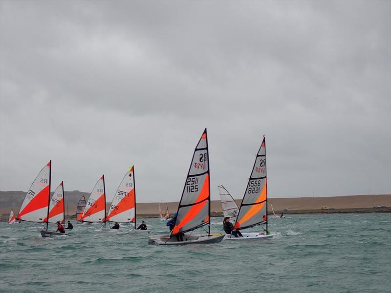 RS Tera South West Squad Camp at the WPNSA photo copyright Helen Scott taken at Weymouth & Portland Sailing Academy and featuring the RS Tera class