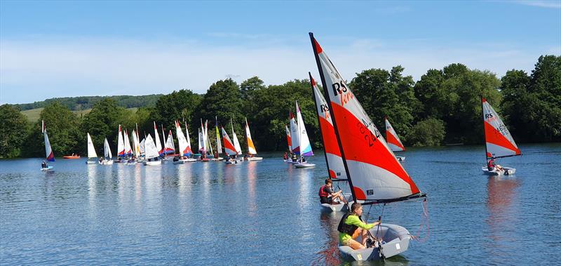 Chipmates mid-summer regatta at Chipstead: Just launched - photo © Rebecca Asker