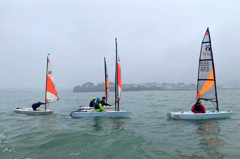 RS Tera SW Squad Spring Half-Term Training at Paignton photo copyright Teddy Dunn taken at Paignton Sailing Club and featuring the RS Tera class