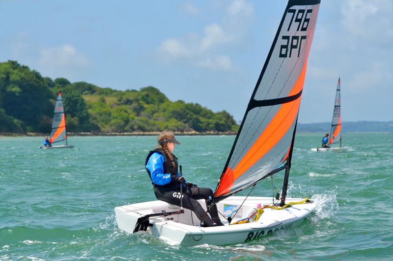 RS Tera Open at Gurnard Sailing Club photo copyright Jenny Preston taken at Gurnard Sailing Club and featuring the RS Tera class