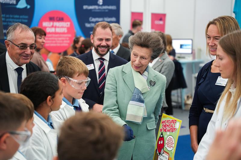 HRH The Princess Royal attends the first-ever Protect our Playground Reception photo copyright Royal Yachting Association taken at Royal Yachting Association and featuring the  class