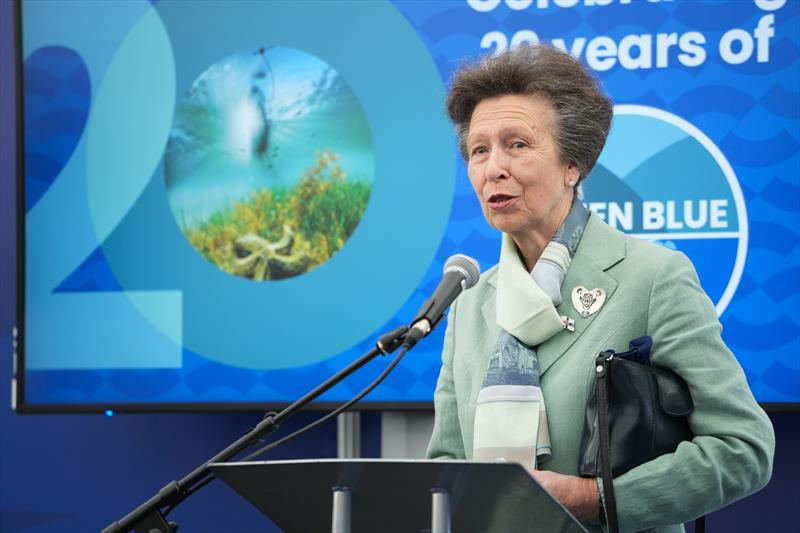 HRH The Princess Royal attends the first-ever Protect our Playground Reception photo copyright Royal Yachting Association taken at Royal Yachting Association and featuring the  class