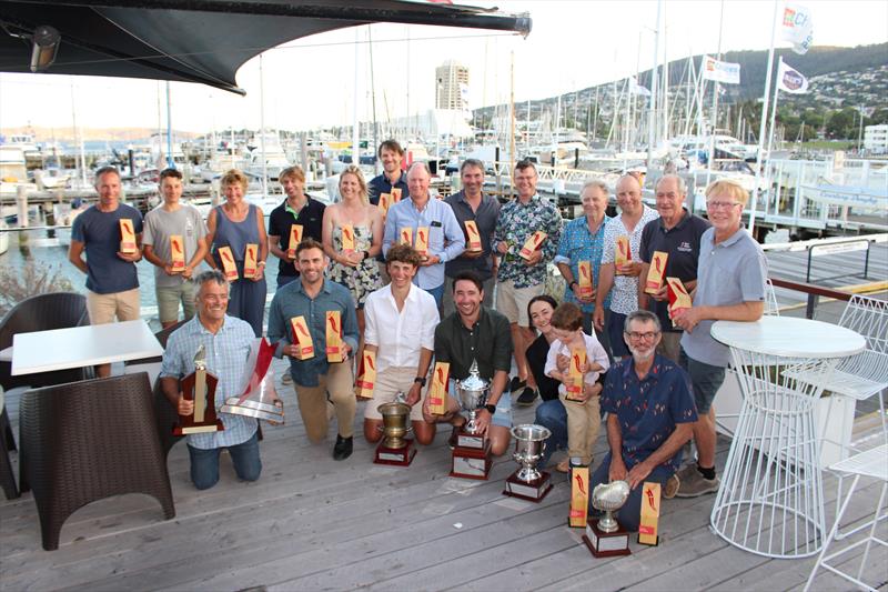 44th Sabre Nationals in Hobart photo copyright Peter Watson taken at Royal Yacht Club of Tasmania and featuring the Sabre class