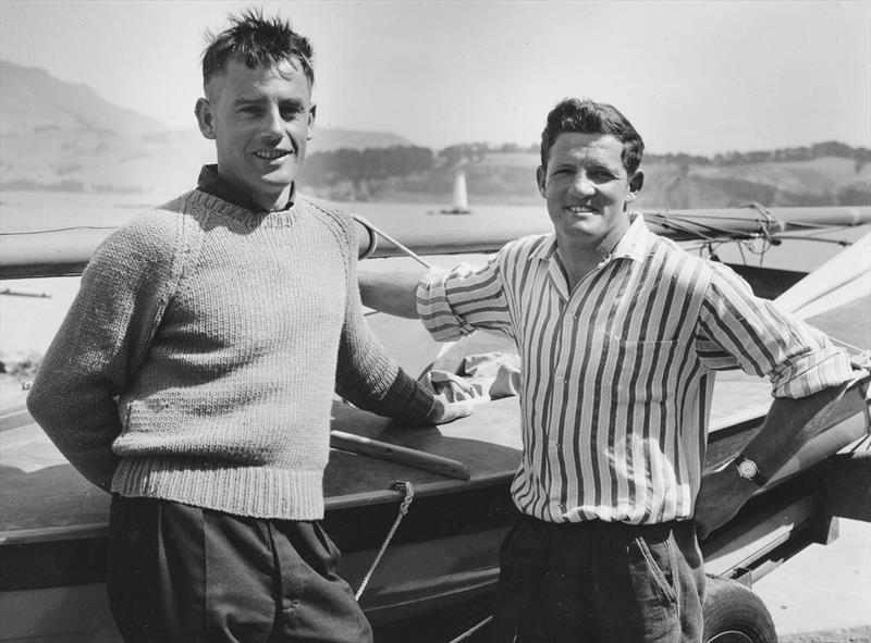 Graham Mander and Andy Holland R Class - photo © Mander Family Archives