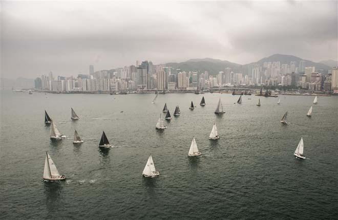 Start - 2014 Rolex China Sea Race &copy;  Rolex/ Kurt Arrigo http://www.regattanews.com