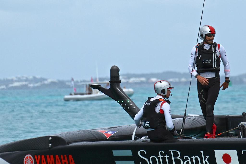 Dean Barker and Chris Draper, Softbank Team Japan - Round Robin 2, Day 78 - 35th America's Cup - Bermuda June 7, 2017 - photo © Richard Gladwell www.photosport.co.nz
