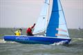 © David Maynard / www.alleycatphotographer.com Scruffy, sail number 11, on Sunday during the Sandhopper Nationals at Thorpe Bay © David Maynard / www.alleycatphotographer.com