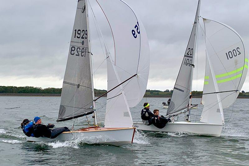 Millie Irish and Szymon Matyjaszczuk in the Scorpion Inland Championship at Draycote Water photo copyright Nick Lightbody taken at Draycote Water Sailing Club and featuring the Scorpion class